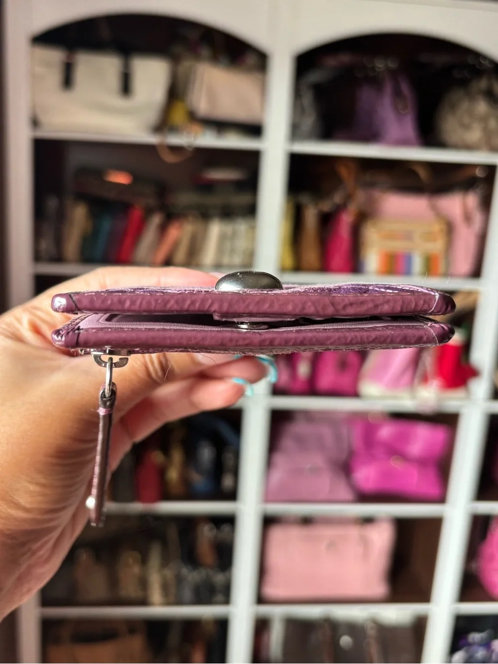 ✨💜COACH Gramercy Op Art Mini Wallet💜✨
